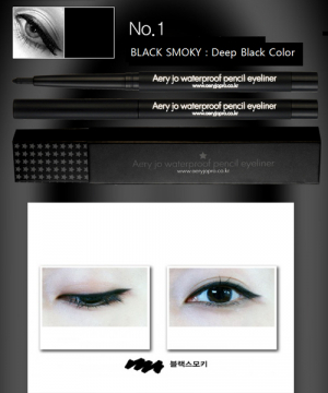 CHÌ KẺ VIỀN MẮT AERY JO WATERPROOF PENCIL EYELINER #No 01 (Black smoky)